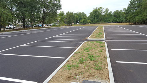 PARCHEGGIO VIALE STELVIO Busto Arsizio - segnaletica orizzontale