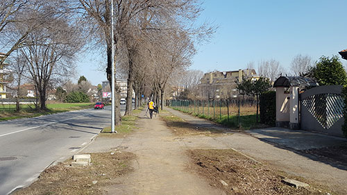 PISTA CICLABILE Busto Arsizio - inizio lavori